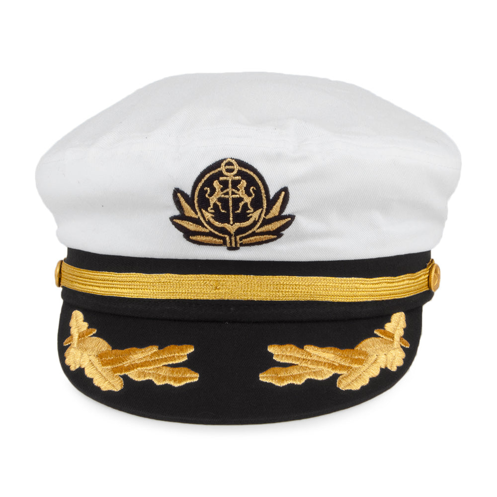 Casquette de Capitaine blanc VILLAGE HATS