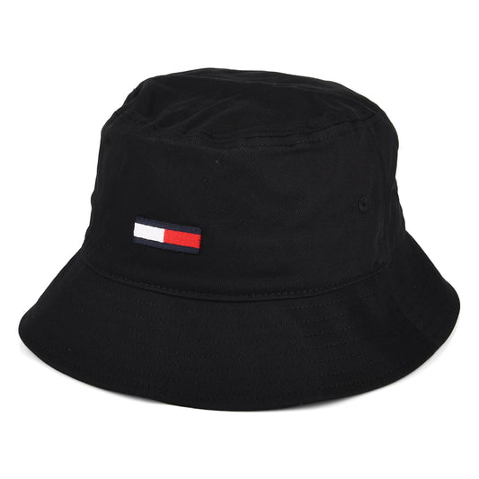 Chapeau Bob en Coton Bio TJM Flag noir TOMMY HILFIGER