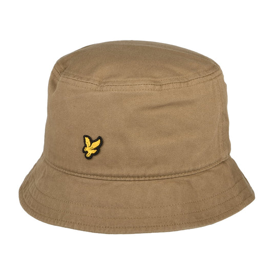 Chapeau Bob en Coton Sergé marron LYLE & SCOTT