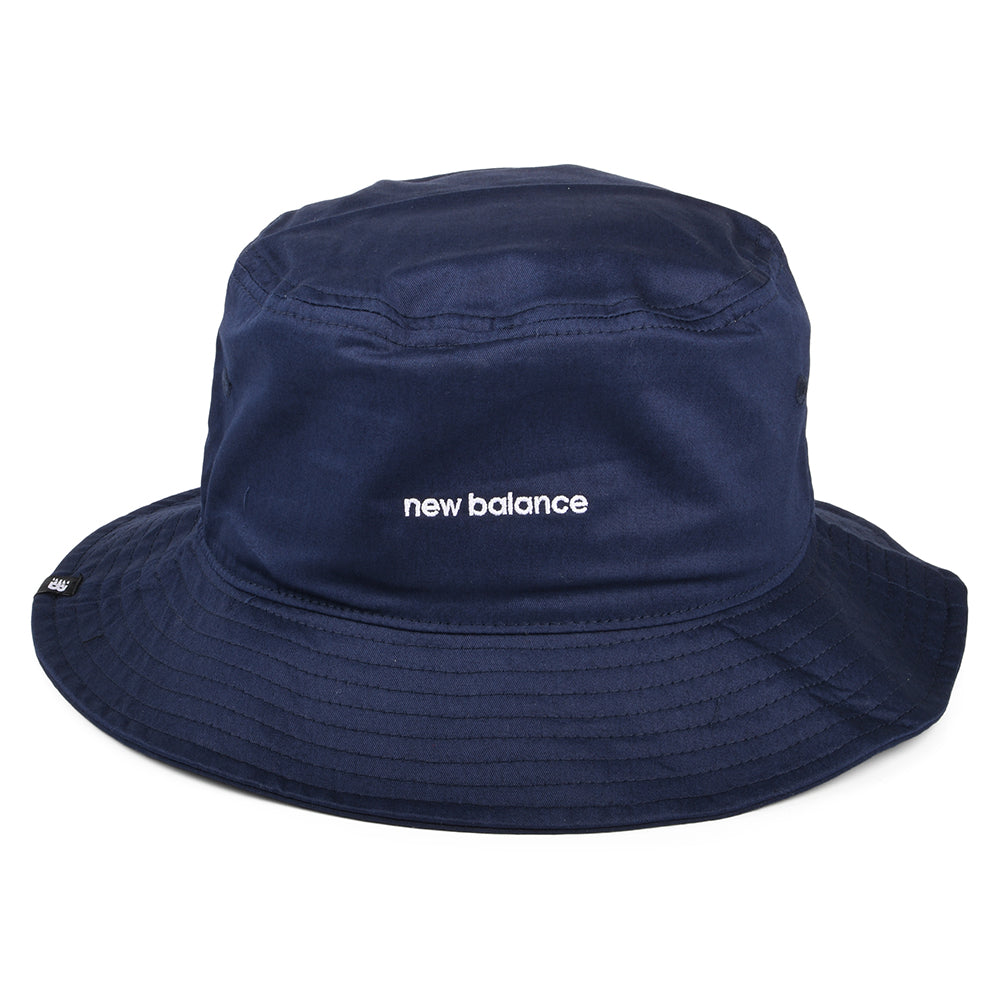 Chapeau Bob en Coton Sergé bleu marine NEW BALANCE