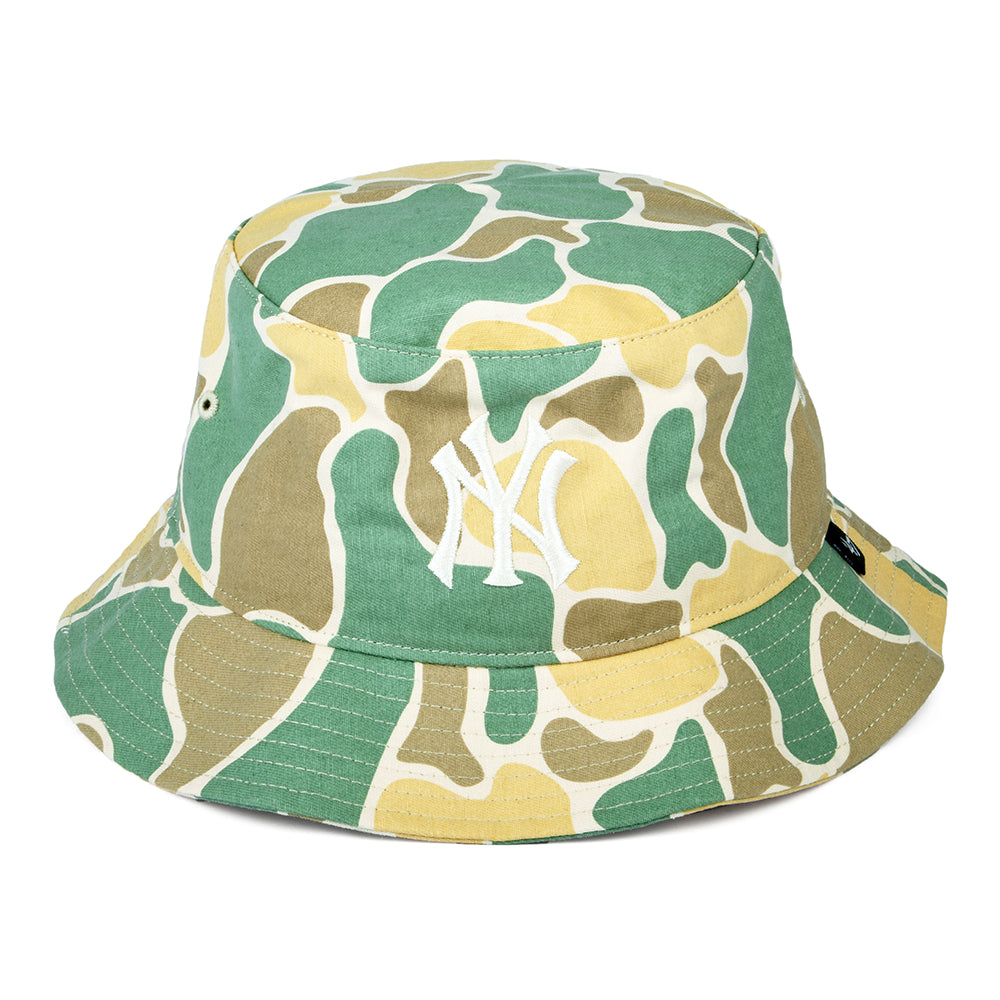 Chapeau Bob MLB Duck Camo New York Yankees naturel-olive 47 BRAND