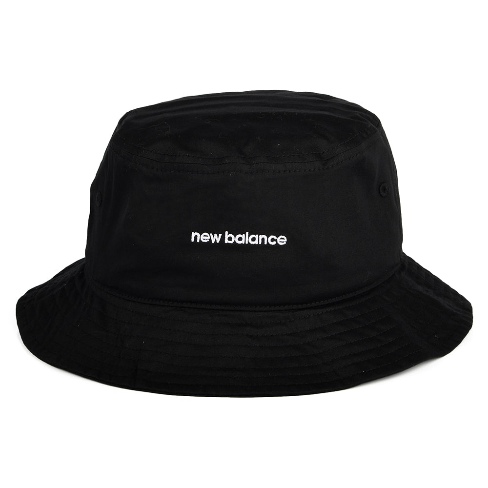 Chapeau Bob en Coton Sergé noir NEW BALANCE