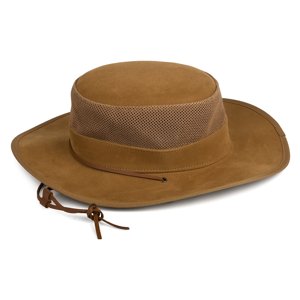 Chapeau Bob Boonie Ventilé Rowan beige sable DORFMAN PACIFIC