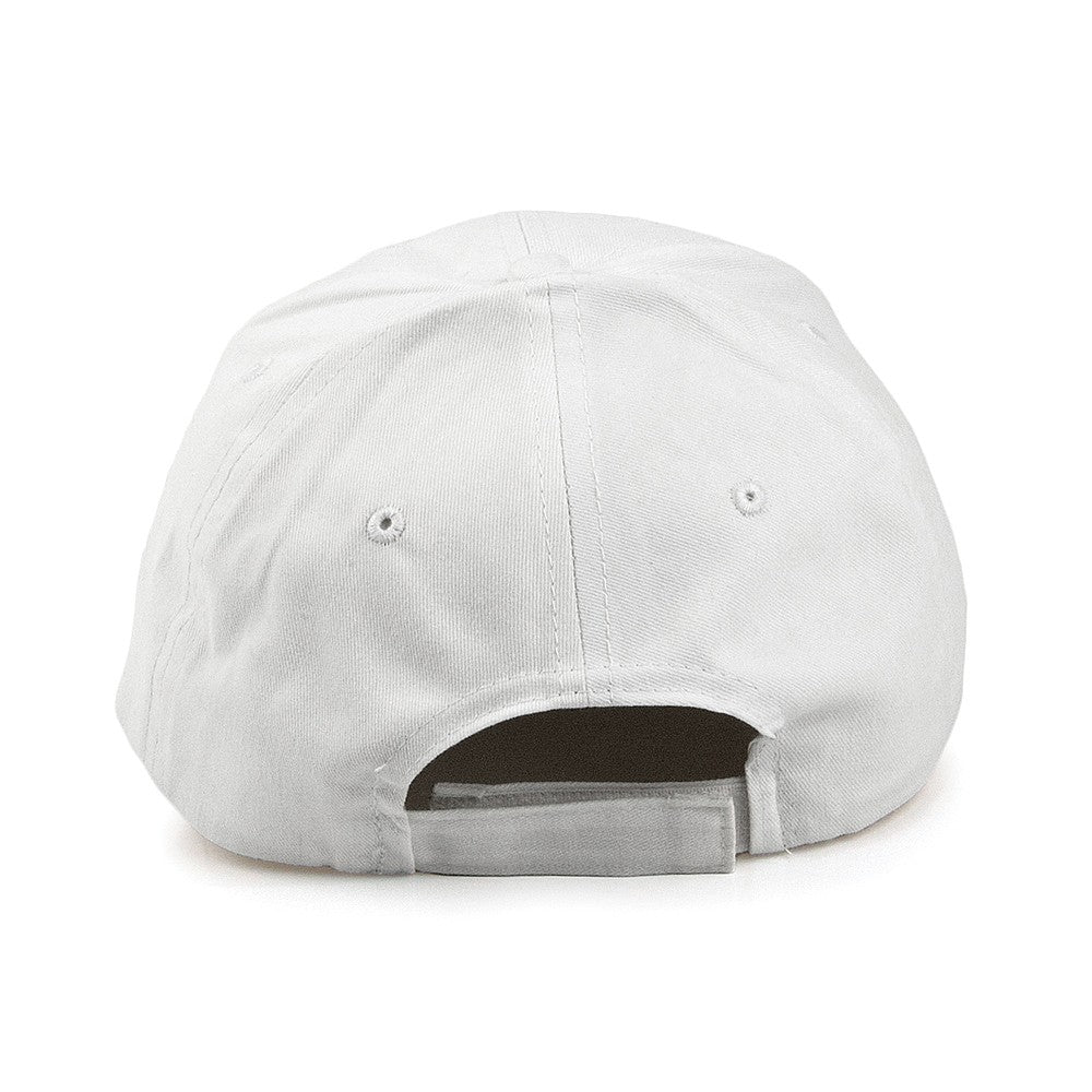 Casquette en Coton Brossé blanc