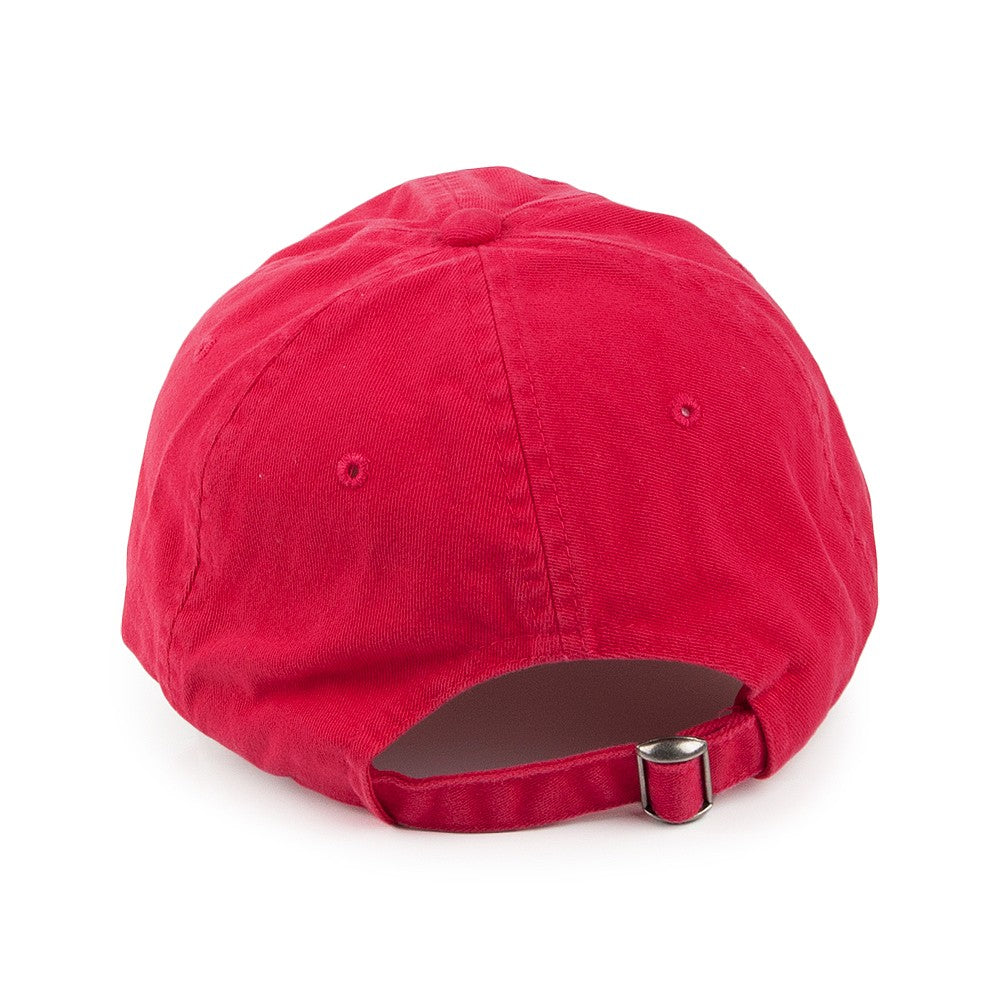 Casquette en Coton Délavé rouge