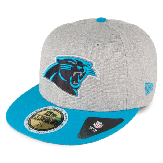 Casquette 59FIFTY Reflective Heather Carolina Panthers gris-bleu NEW ERA