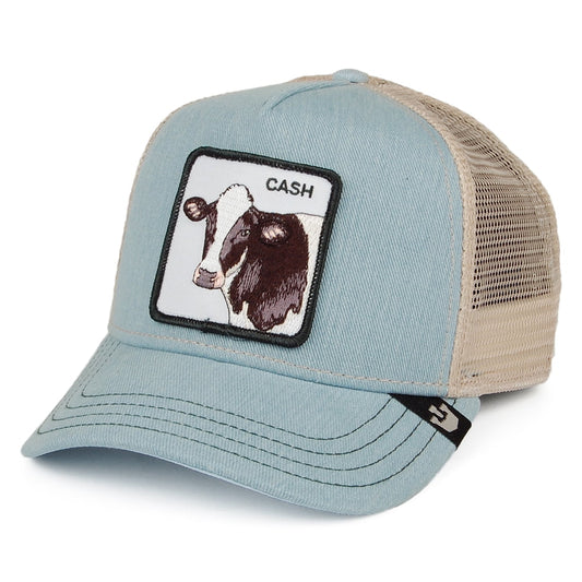 Casquette Trucker Cash Cow bleu clair GOORIN BROS.