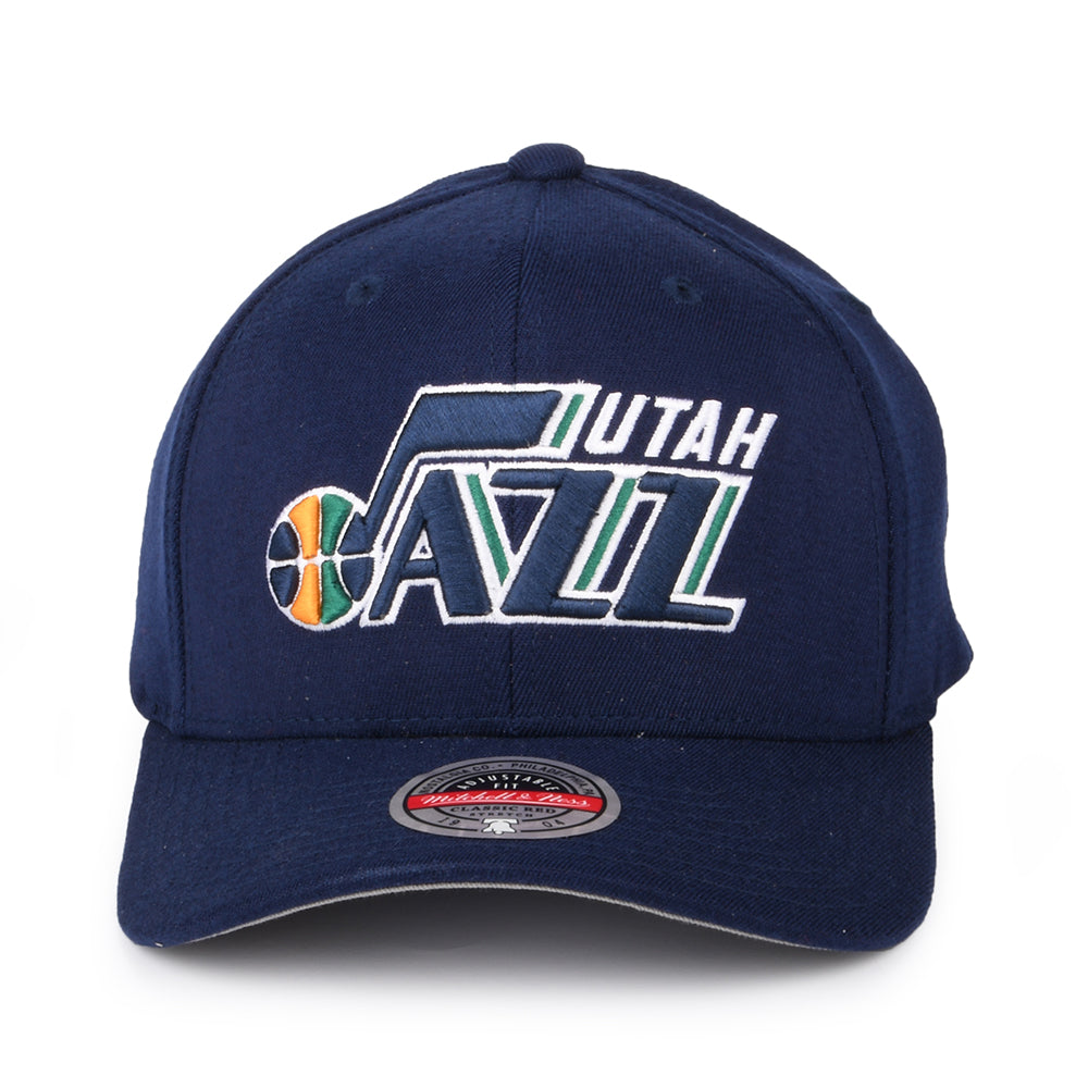 Casquette Snapback NBA Team Ground Stretch Utah Jazz bleu marine MITCHELL & NESS