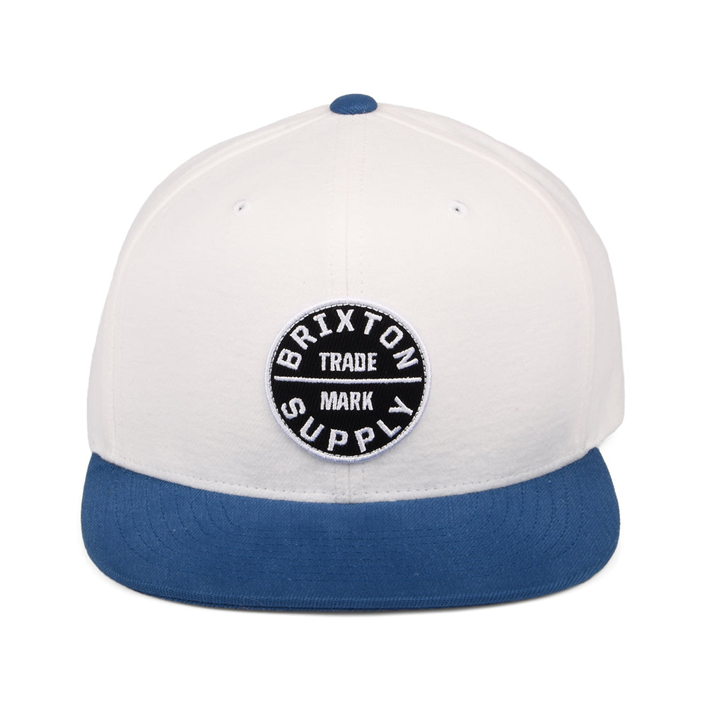 Casquette Snapback Oath III blanc cassé-bleu ciel BRIXTON