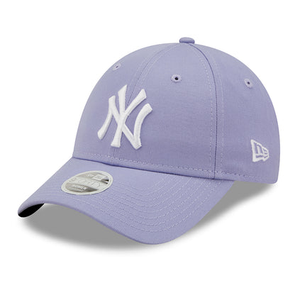 Casquette Femme 9FORTY MLB League Essential New York Yankees lavande-blanc NEW ERA