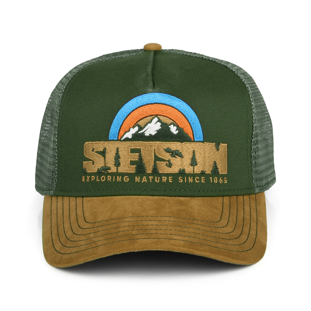 Casquette Trucker Hiking olive STETSON