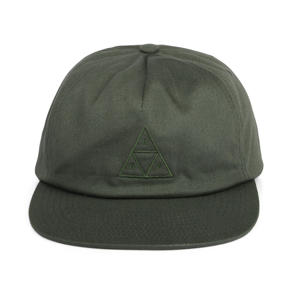 Casquette Snapback Non Structurée Triple Triangle olive HUF