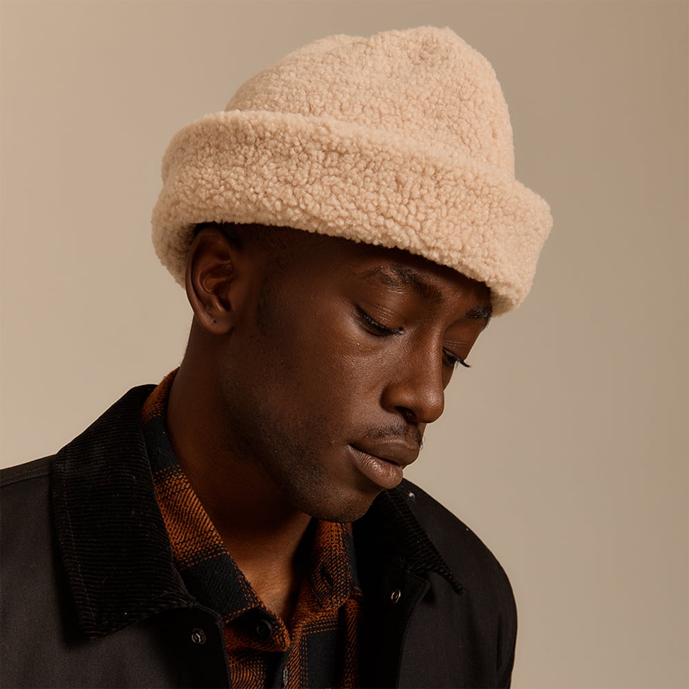 Chapeau Hiver en Fausse Fourrure Sherpa Ginsburg avoine BRIXTON