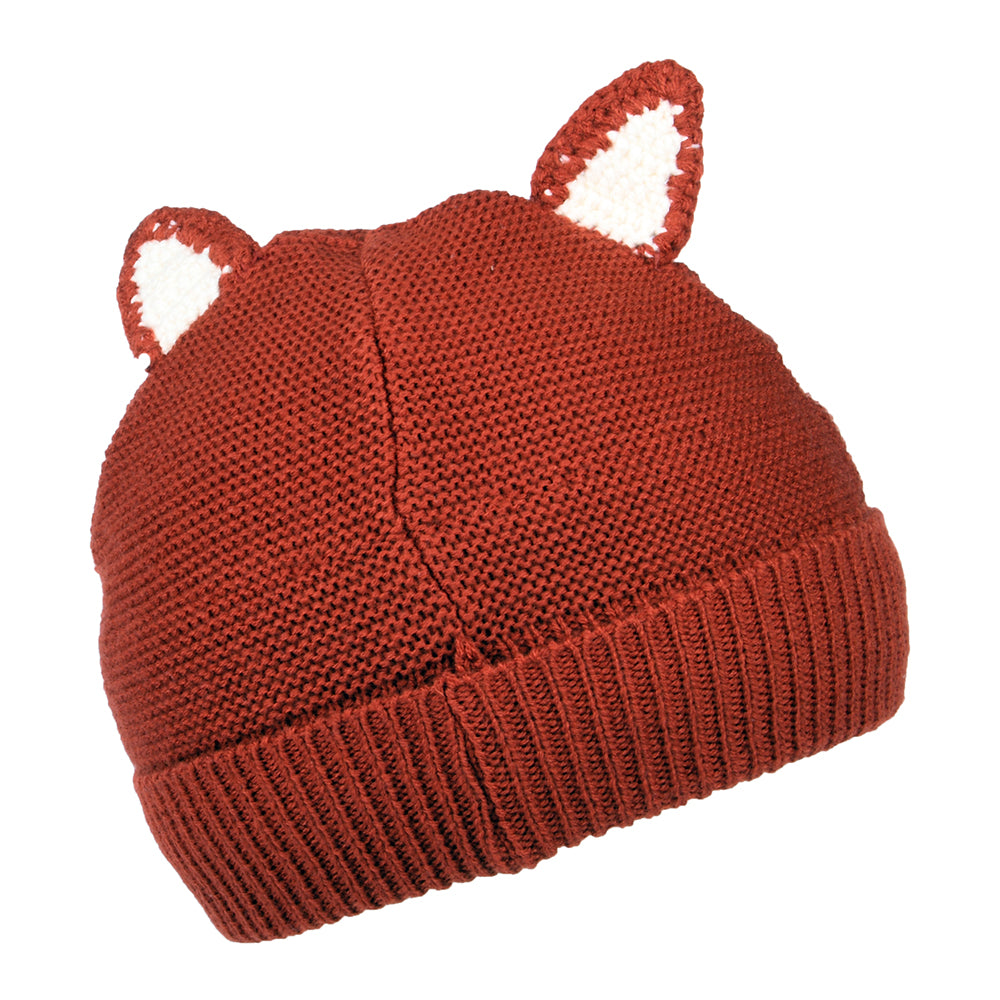 Bonnet Enfant Renard rouge-crème JOULES