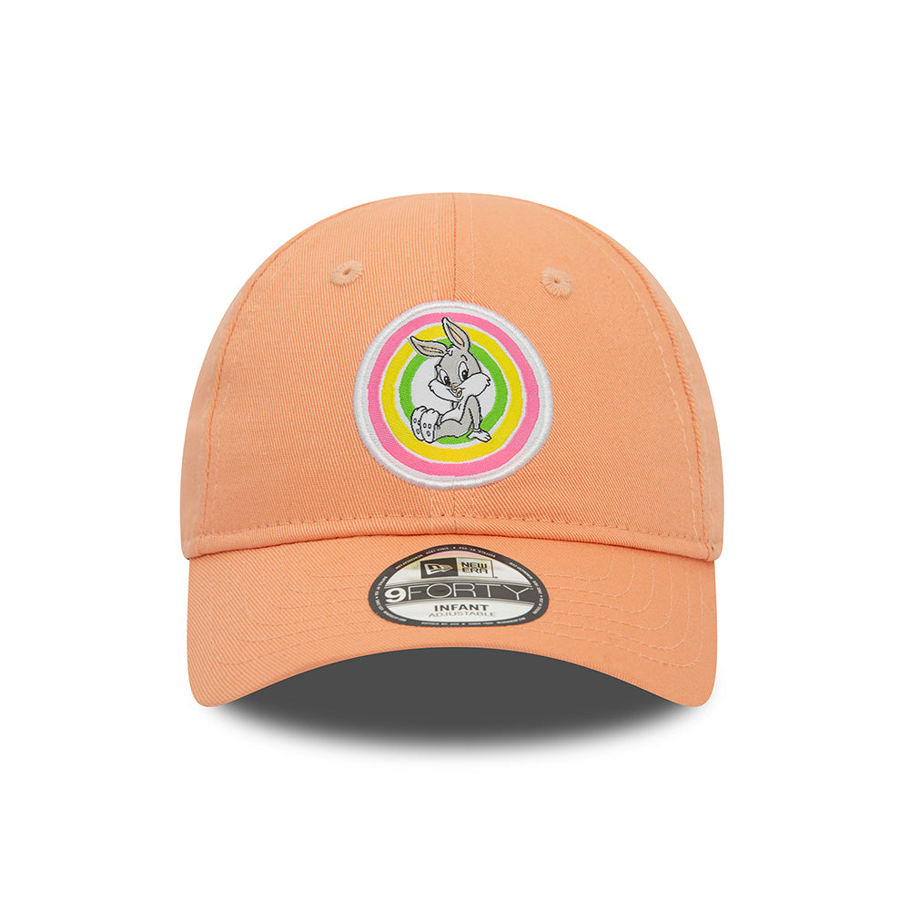 Casquette Bébé 9FORTY Pastel Looney Tunes Bugs Bunny pêche NEW ERA