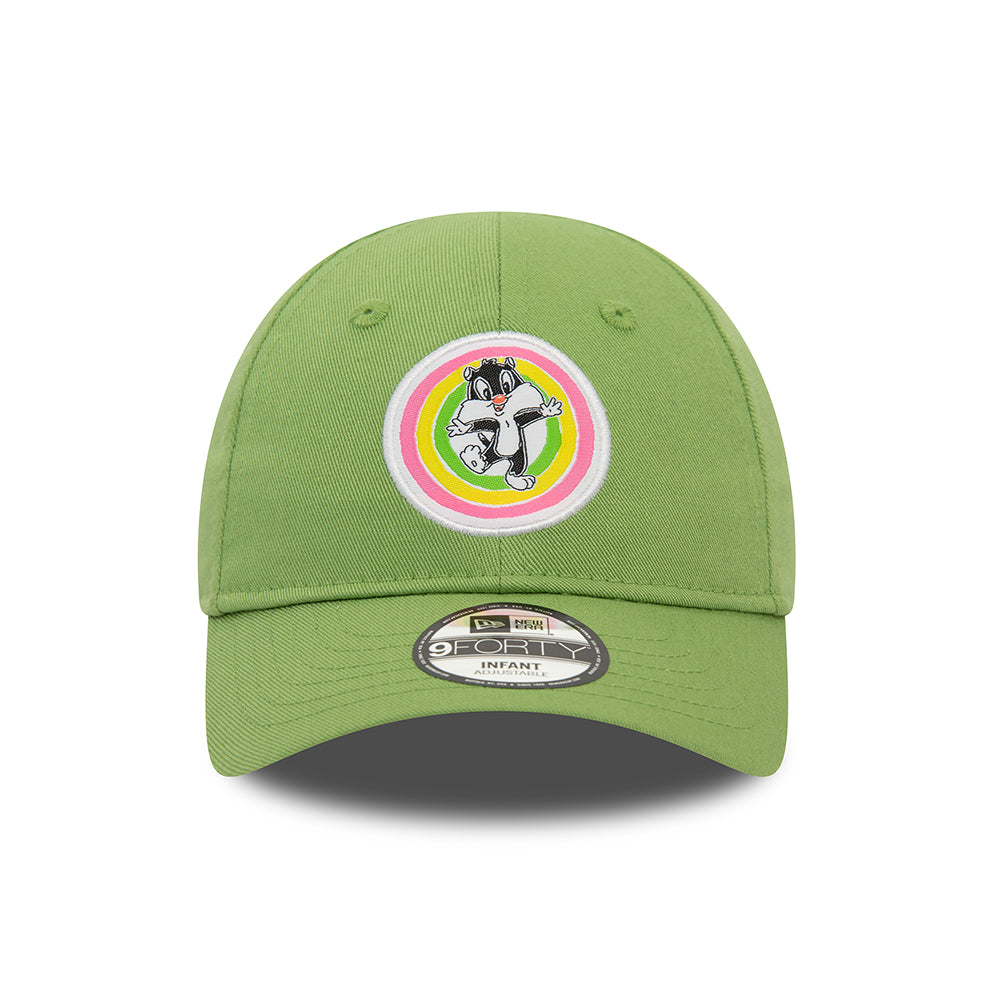 Casquette Bébé 9FORTY Pastel Looney Tunes Sylvestre vert clair NEW ERA