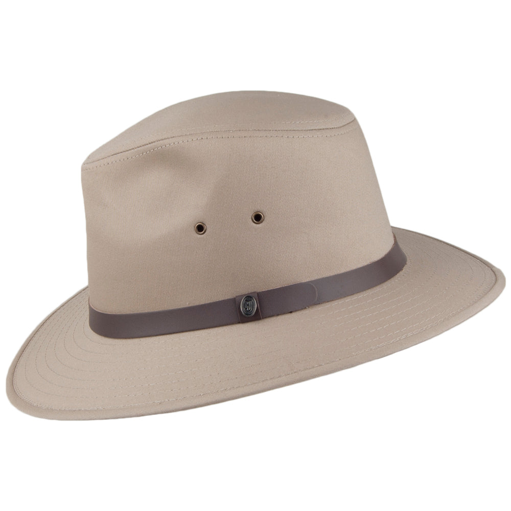 Chapeau Fedora Safari en coton JAXON & JAMES - VENTE EN GROS