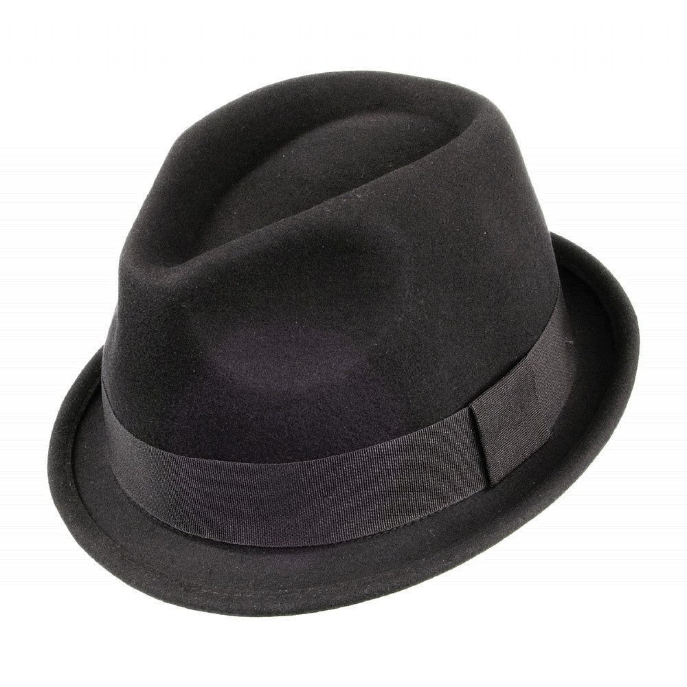 Chapeau Trilby Déformable Dekker noir JAXON & JAMES - VENTE EN GROS