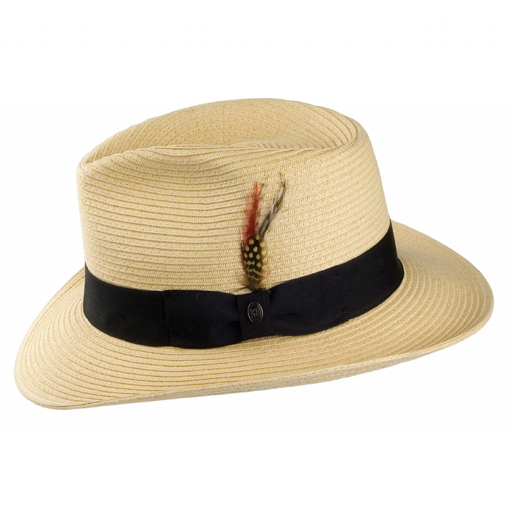 Chapeau Fedora Summer C-Crown naturel JAXON & JAMES - VENTE EN GROS