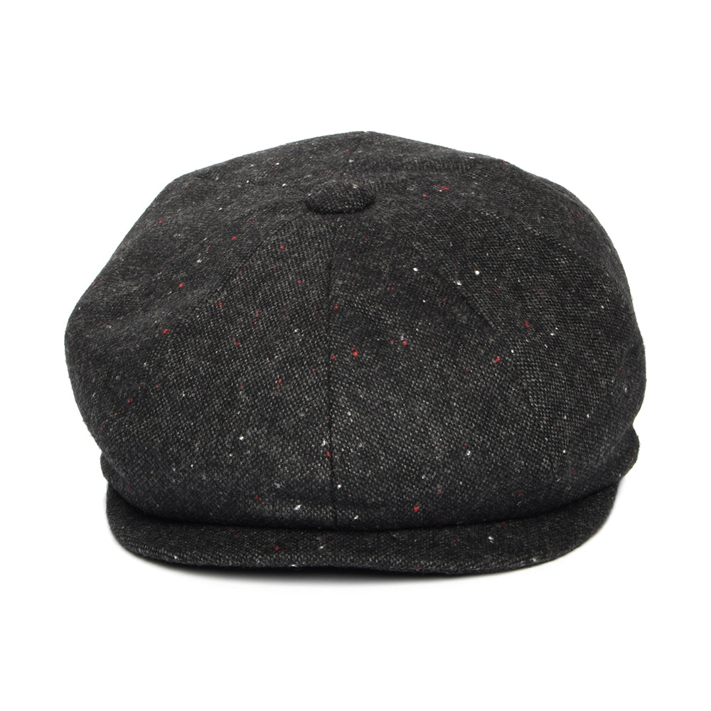 Casquette Gavroche Chinée et Mouchetée Blackheath noir multi JAXON & JAMES - VENTE EN GROS